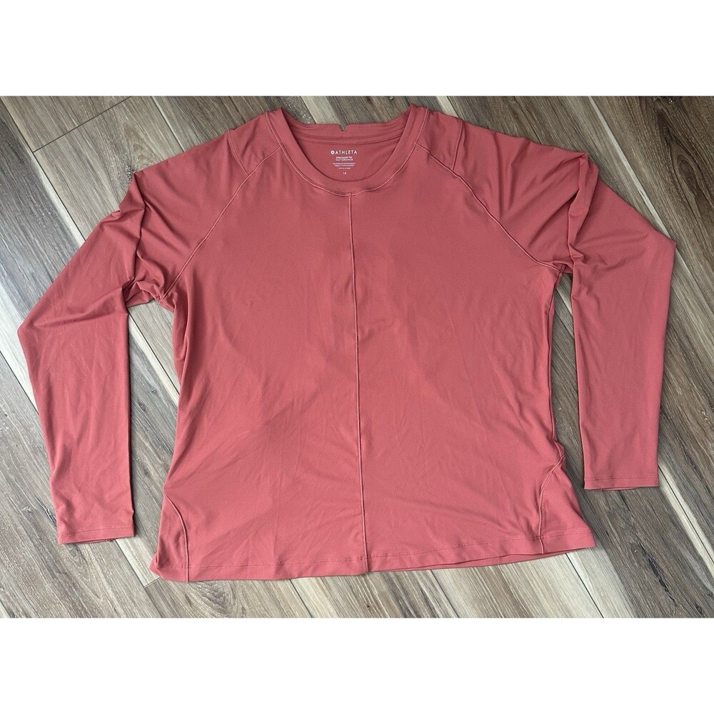 Athleta Long Sleeve Crew Tee in Dusty Rose